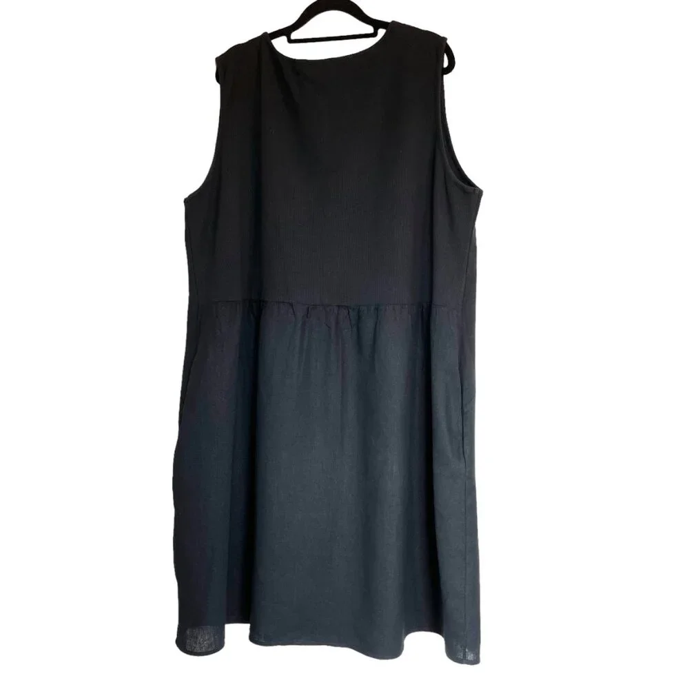Women's Plus Cynthia Rowley Linen Dress - Picture 2 of 5